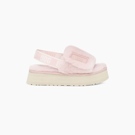 UGG Disco Slide Pink Slippers for Women (BCAQ61308)